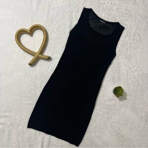 bebe Black Sleeveless Mini Dress